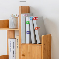 500 Pieces 2026 Year Stickers File Folder Year Labels Rectangle Coded Colored Ye