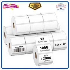 12 Rolls Direct Thermal Shipping Labels 4 x 2 Compatible With Rollo Zebra Pri…