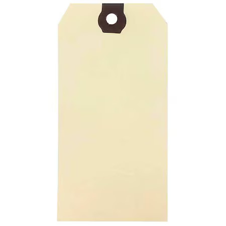 Zoro Select 61Ku07 Shipping Tag, Manila, Manila, Pk1000, 61Ku07