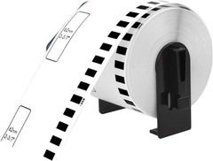 1 Roll Multi-Purpose Continuous Address Labels with Cartridge Compatible for Bro
