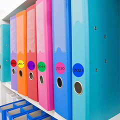 480 Pcs round Color Coding Labels, 2 Inch Dot Stickers, 12 Colors | Self-Adhesiv