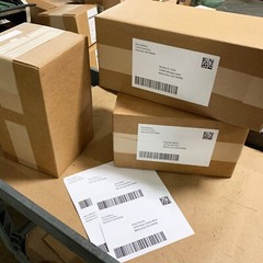 1000 Half Sheet Labels High Quality eBay PayPal & Amazon Shipping. 8.5 5.5 500