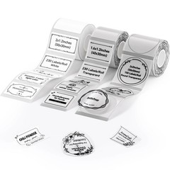 3 Roll Labels for B1/B1 Pro/B2/B2 Pro/B21/B21 Pro Label Maker,Assorted Sizes …