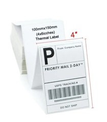 40 Rolls 4×6 Direct Thermal Shipping Labels – 250 per roll – 10000 labels