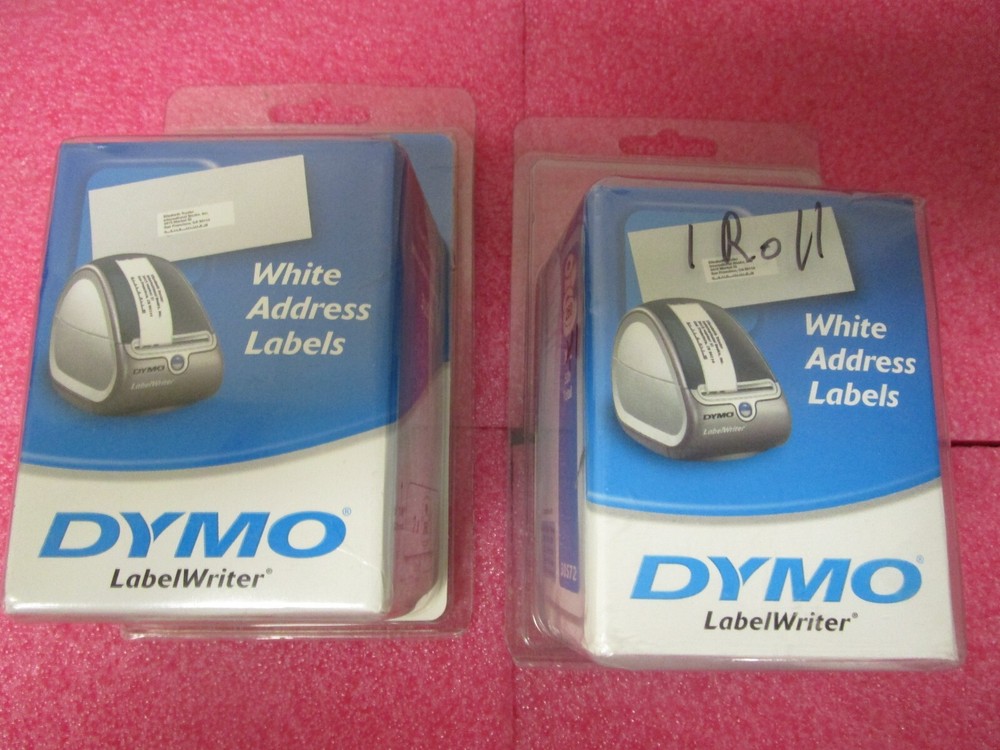 DYMO LabelWriter 30572 Self-Adhesive Address Labels 1-1/8″ x 3-1/2″ 260