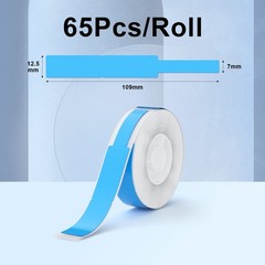 Label Maker Tape 0.5″x4.3″ Cable Label Print Paper for D11/D110/D101 Label Pr…