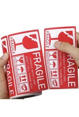 Fragile Stickers 1 Roll 250 Labels 2.76″ x 5.12″ Strong Adhesive Warning Labels