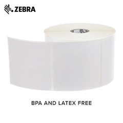 Zebra 3 x 3 in Direct Thermal Paper Labels Z-Perform 2000D Permanent Adhesive…