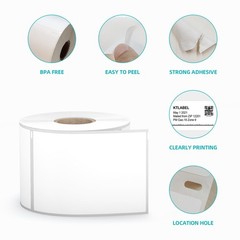 3-Proof 1″ Core 3600 Pcs Dymo 30256 Labels,2-5/16″ x 4″(59 mm x 101 mm) Direc…