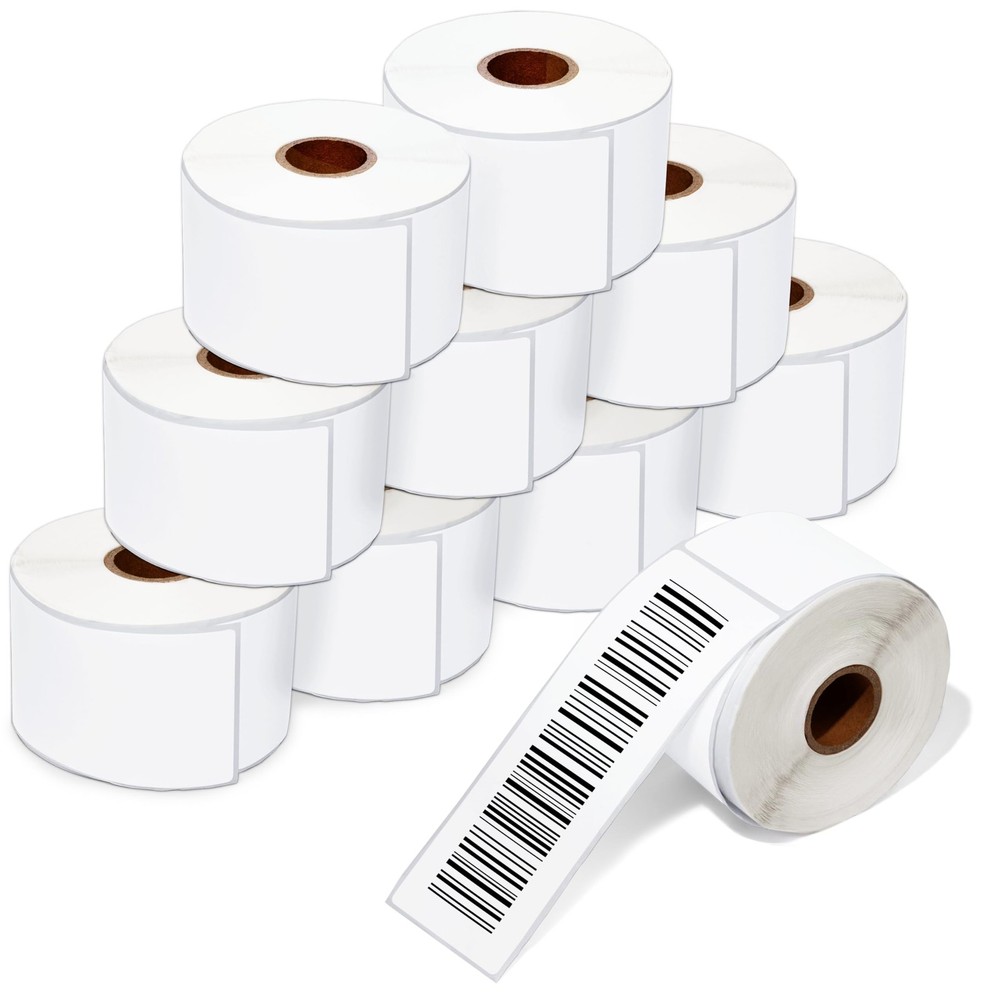 – 2″ X 8″ Direct Thermal Labels (2500 Count, 10 Rolls) – Long Format Barcode …