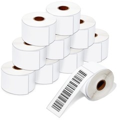 – 2″ X 8″ Direct Thermal Labels (2500 Count, 10 Rolls) – Long Format Barcode …
