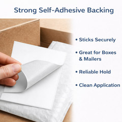 KELVO 4″ x 6″ Thermal Shipping Labels Roll 450 Labels Direct Thermal Adhesive