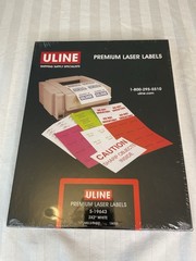 BRAND NEW Premium Laser Labels – White, 3″x 2″ Pack Of 1000 S-19643 SEALED ULINE