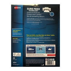 AVERY 5263 TrueBlock Shipping Labels 2″ x 4″ 250 labels 25 sheets White