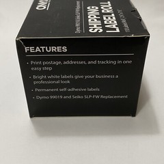 ONYX Shipping Label Roll Dymo 99019/ Seiko SLP-FW Compatible 2 1/8 x 7 1/2”