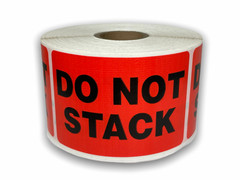 2×3, DO NOT STACK, 500 labels per roll, 1-40 RLS