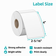 3-Proof 1″ Core 3600 Pcs Dymo 30256 Labels,2-5/16″ x 4″(59 mm x 101 mm) Direc…