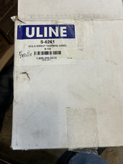 4 rolls x 3500 Direct Thermal Labels S-6261 U line 2″ x 1.5″ white adhesive 6261
