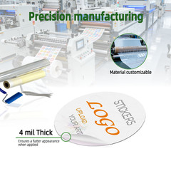 500-10000 Pack Personalised Printed Custom Stickers Labels for Business Private