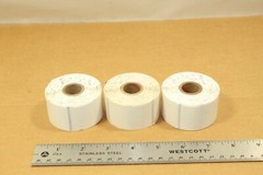 White 1.1875″ x 2″ Direct Thermal Barcode Labels Zebra 3 Rolls Lot