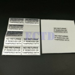 600PCS Void Stickers Tamper Proof Security Seal NO RETURNS IF REMOVED Silver