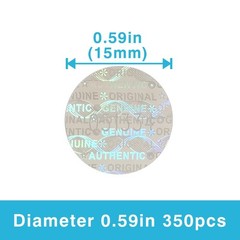 High Security Tamper Evident Seal 0.59″, Warranty Void Original Stickers 350 Pcs