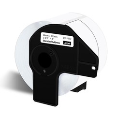 4Rolls 62mmx100mm White Paper Shipping 300 Labels DK-1202 For Brother QL-710W