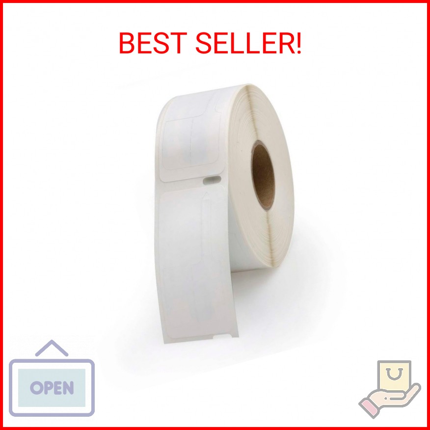 Rat Tail Jewelry Price Tag Labels – 7/8 x 15/16 – LV-30373 – Polypropylene Tear-