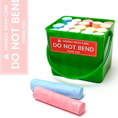 1000 Etiquetas Adhesivas Envio 1×3 Pulgadas Manejar Con Cuidado No Doblar