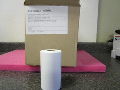 Qty (14Rolls) 4″ x 2″ Direct Thermal Labels – 0.75″ Core Perf Top Coat 4,200 Lab