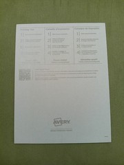 Genuine Avery 5963 Labels for Laser Printer 2″x4″ White: 50 Labels (5 sheets)