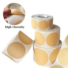 1 Inch Color Coding Dots, Light Brown Kraft Round Stickers, 500 Pcs Matte Fin…