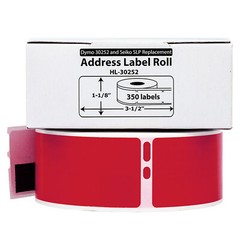 50 Rolls of HouseLabels 350 RED Address Labels For DYMO® LabelWriters® LW 30252