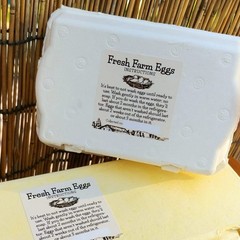 -200pcs- Premium Fresh Farm Eggs Handling Care Instructions Stickers Labels |…