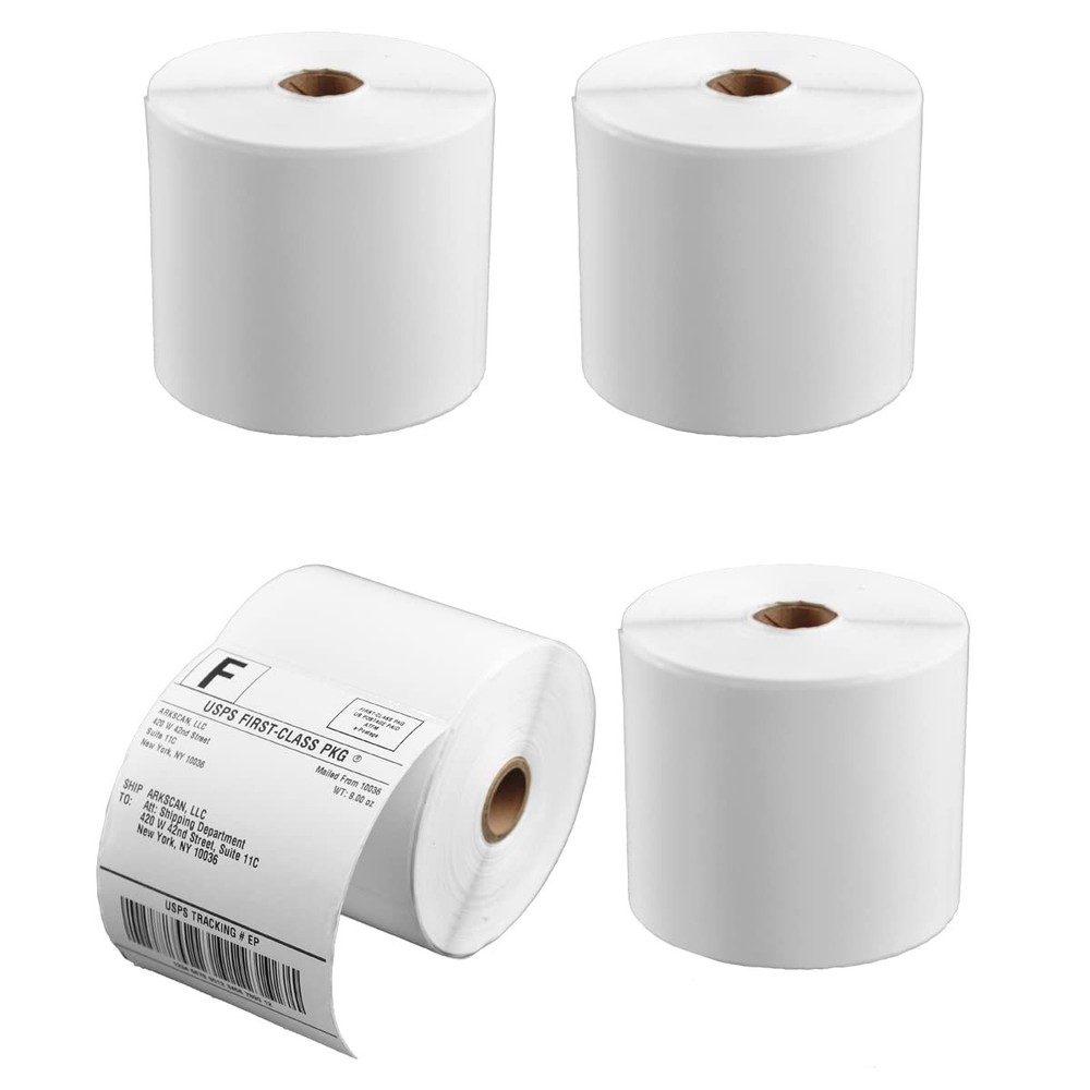 4 Rolls of SL450 4×6 Label (450 Pages per roll) Label Printers, w/Zebra LP284…