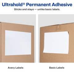 Avery 18163 Shipping Labels – 2″ x 4″ White Paper,TrueBlock®,Laser/Inkjet,100 Ct