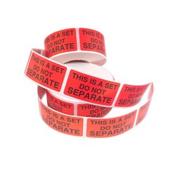 2-10 Rolls Warning Stickers Shipping Mailing Label THIS IS A SET DO NOT SEPARATE