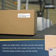5Rolls 29mmx90mm DK-1201 Shipping Label Fit for Brother QL720NW QL-800 QL-810W