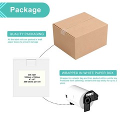 3x DK1241 Standard Shipping Labels 152mm x 101mm W/Cartridge for Brother QL-1100