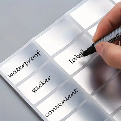 Removable Waterproof Label Stickers Freezer Food Storage Organization Waterproof