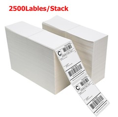 4″x6″ Direct Thermal Shipping Labels Fanfold/ Roll Perforated For Rollo & Zebra