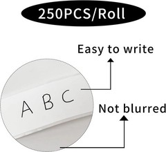250 Sheets Removable Freezer Labels 1 X 3 Inch Waterproof Food Storage Stickers