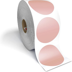 2” Circle Direct Thermal Perforated Stickers Labels for Barcodes, Address, Smal