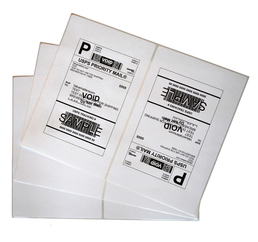 300 Round Corner 8.5×5.5 Premium Laser Mailing Shipping Labels For Laser ink