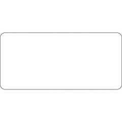 Clear Laser Labels – 2 1/2″L x 1″H