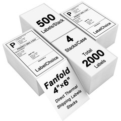 LabelChoice 3-Proof 2″x1″ Thermal Barcode Labels – 15600 Pcs
