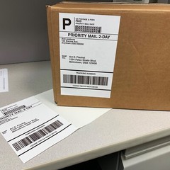 2,000 Economy Half Sheet Labels for eBay PayPal & Amazon Shipping. 8.5 5.5 2000