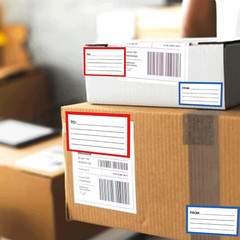 To from Return Address Mailing Labels 120 Pcs Blank Mail Shipping Label |