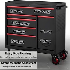 12 Pack Magnetic Toolbox Labels, 3DPrinted & Reusable Organizers for Steel To…