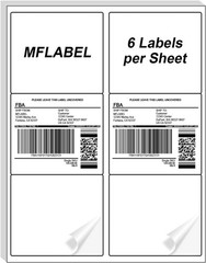 2×4 Shipping Address Labels – 500 Count, 50 Sheets for Printer